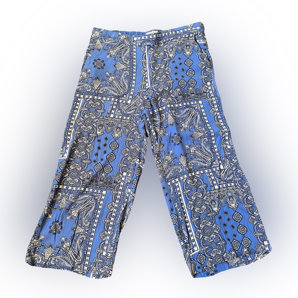 Loft blue fluid/flow pants